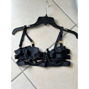 Bluebella Strappy Black New Bra Womens SIze 34B Sexy VS